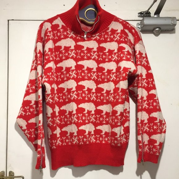 VINTAGE ALAIN MANOUKIAN KNITTED WOOL BLEND SWEATERS SIZE 2 - Picture 4 of 7